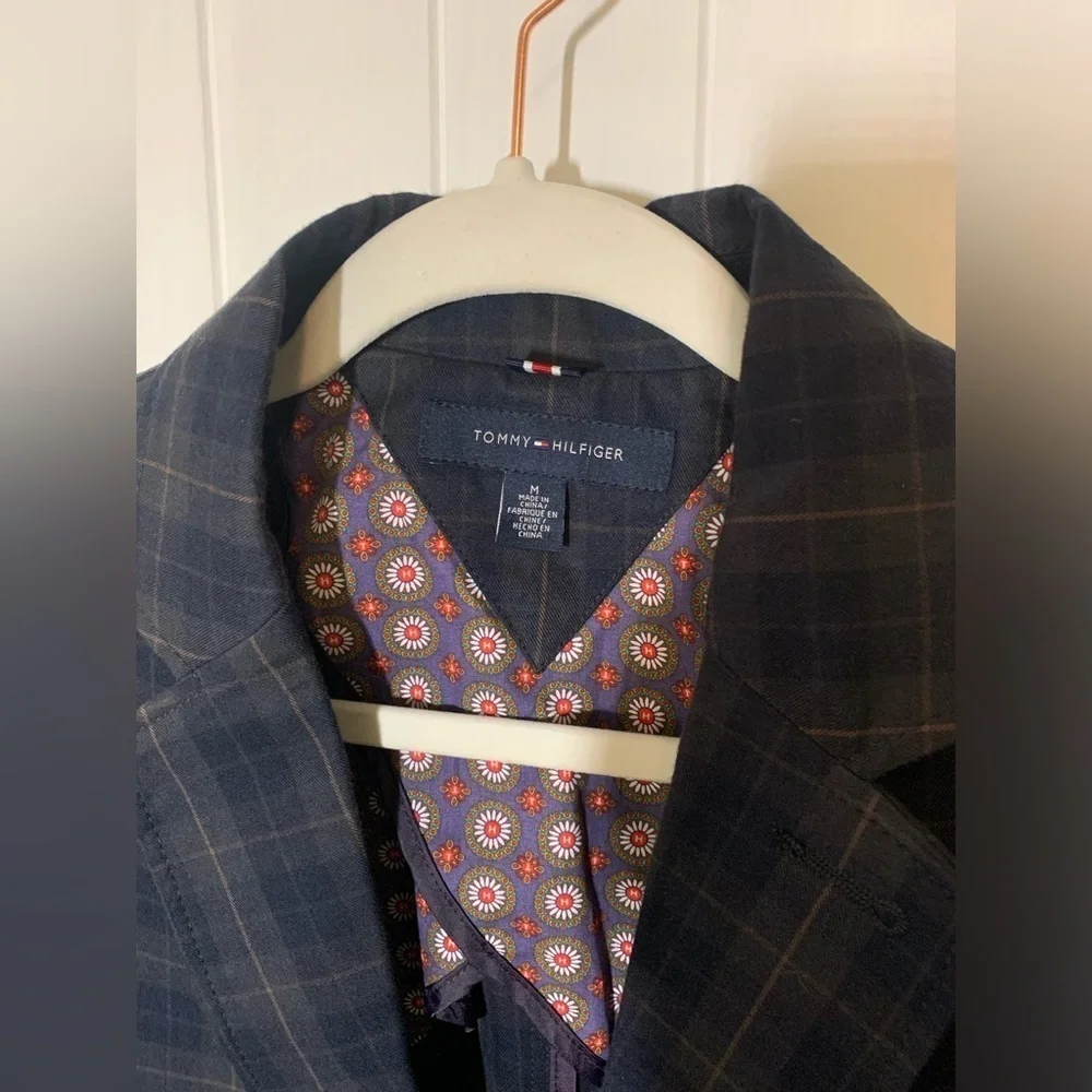 Tommy Hilfiger Two Button Blazer W/ Elbow Patches